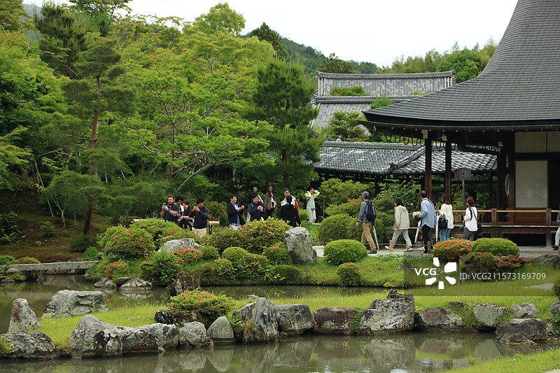 京都岚山风景（爱宕念佛寺、天龙寺）图片素材