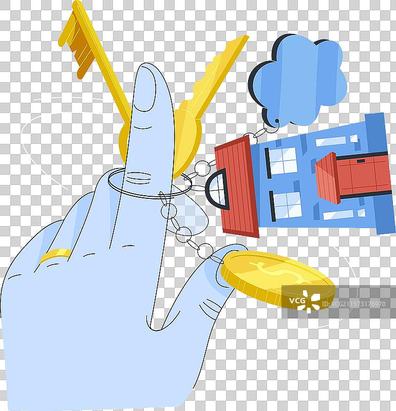 一只手握着金色的物品图片素材