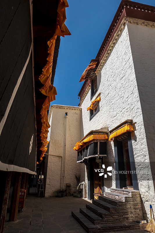 西藏桑耶寺藏式建筑的艺术之美图片素材