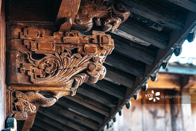 云南沙溪古镇欧阳大院图片素材