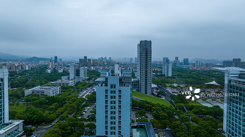 浙江省宁波市舟山市定海区城市建设美好景象图片素材