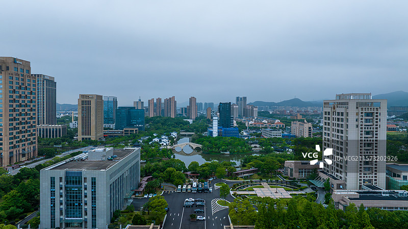 浙江省宁波市舟山市定海区城市建设美好景象图片素材