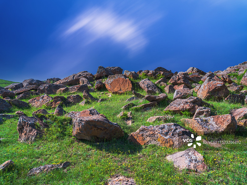 石条山。图片素材