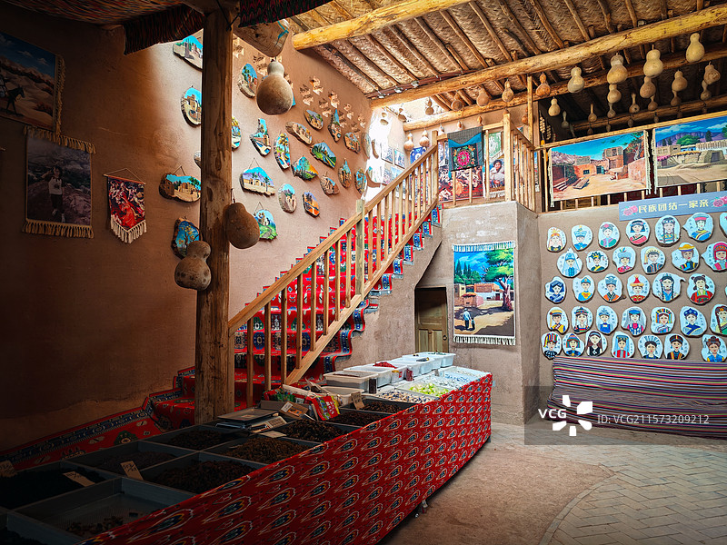 新疆吐鲁番 吐峪沟麻扎村图片素材