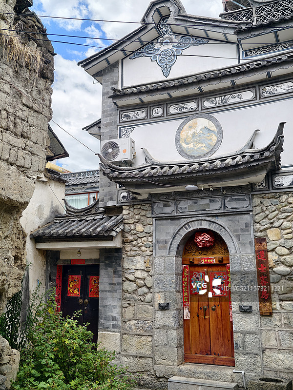 大理喜洲古镇图片素材