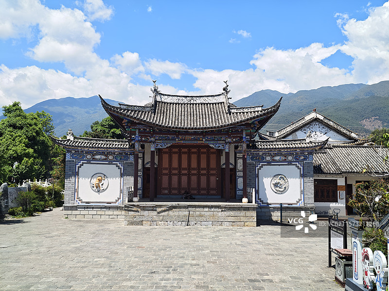 大理喜洲古镇图片素材