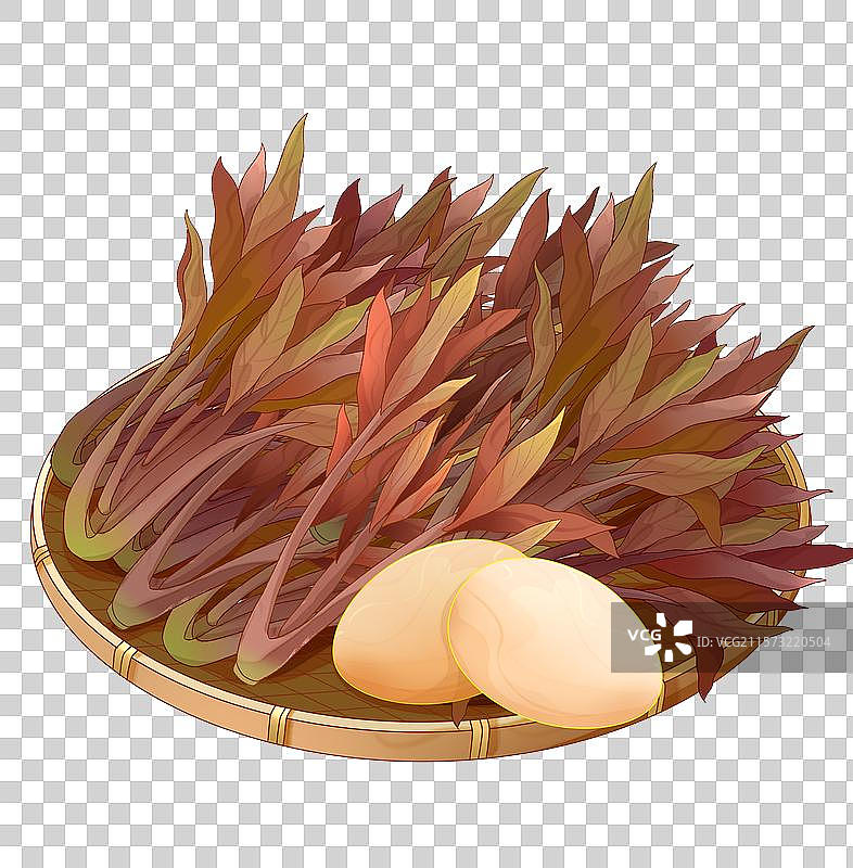 香椿炒鸡蛋图片素材