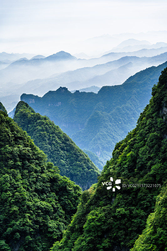 张家界天门山风景区图片素材