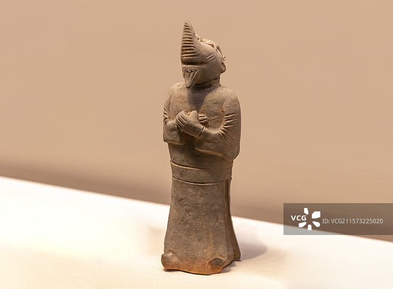 素胎生肖陶俑 永丰县坑田公社北宋墓 江西省博物馆图片素材