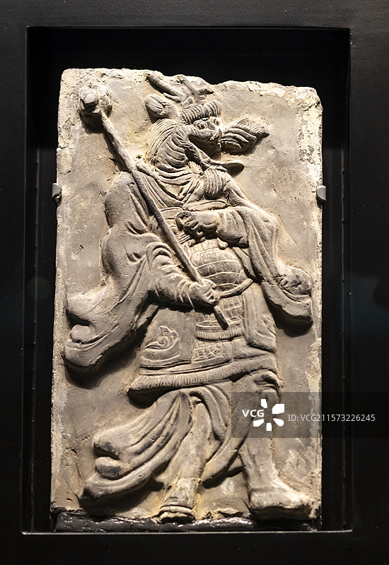 十二生肖砖雕 辰龙 遂川县枚江公社北宋政和四年（1114年）郭知章墓 江西省博物馆图片素材