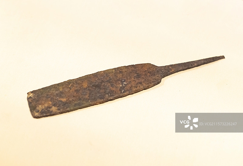 铁篾刀 北宋 都昌县苏山公社宋墓 江西省博物馆图片素材