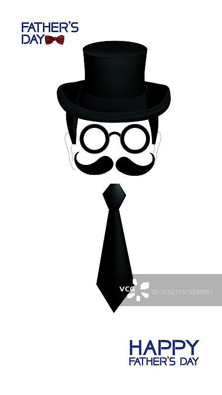 父亲节爸爸形象创意海报设计素材图片素材