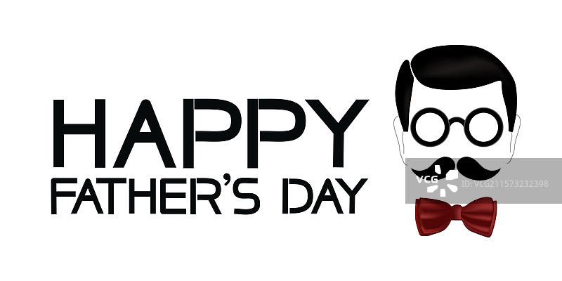 父亲节happy fathers day 创意字体设计海报素材图片素材