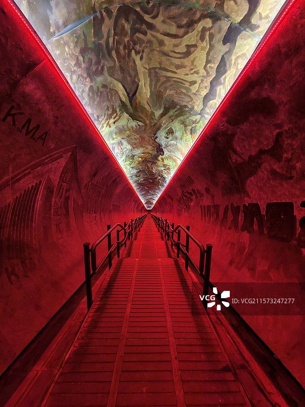 唐山开滦国家矿山公园-井下探秘游图片素材