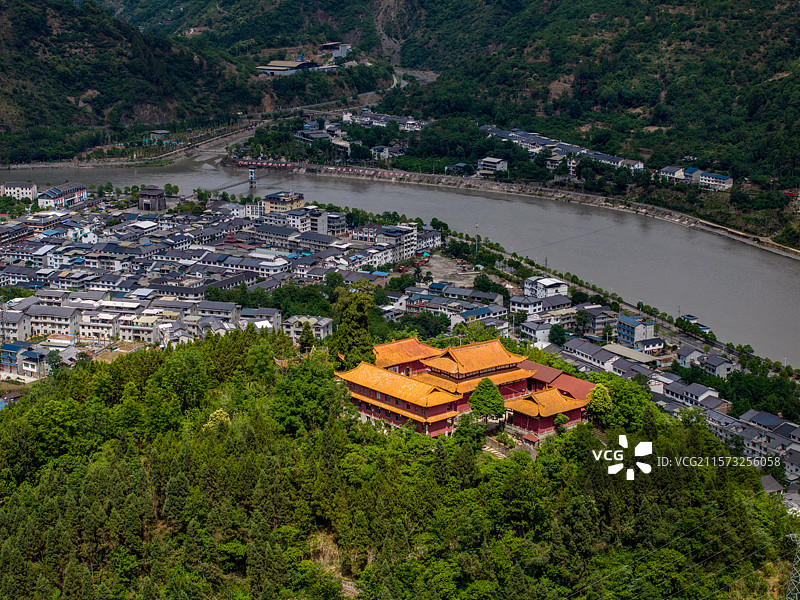 中国四川省绵阳市平武县蜀汉江油关景区各种图片图片素材