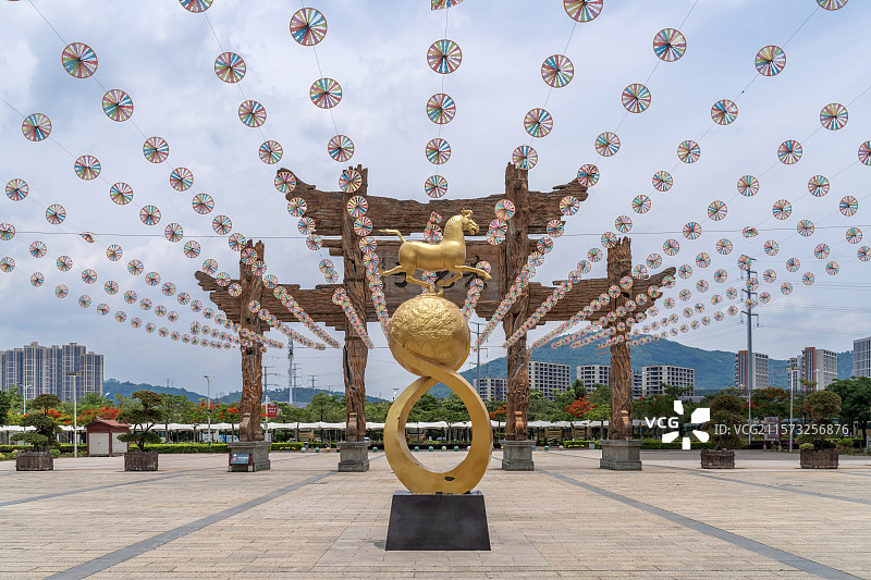 福建厦门老院子景区的建筑图片素材