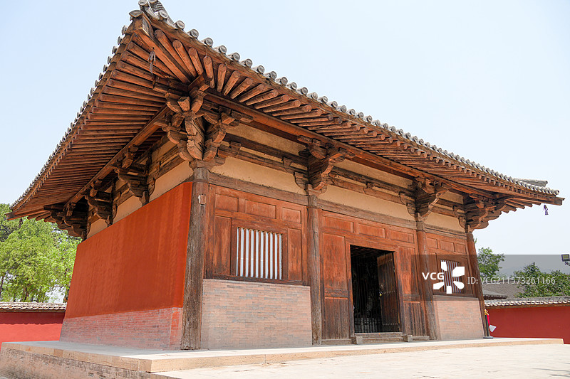 山西省忻州市五台县，全国文保南禅寺图片素材