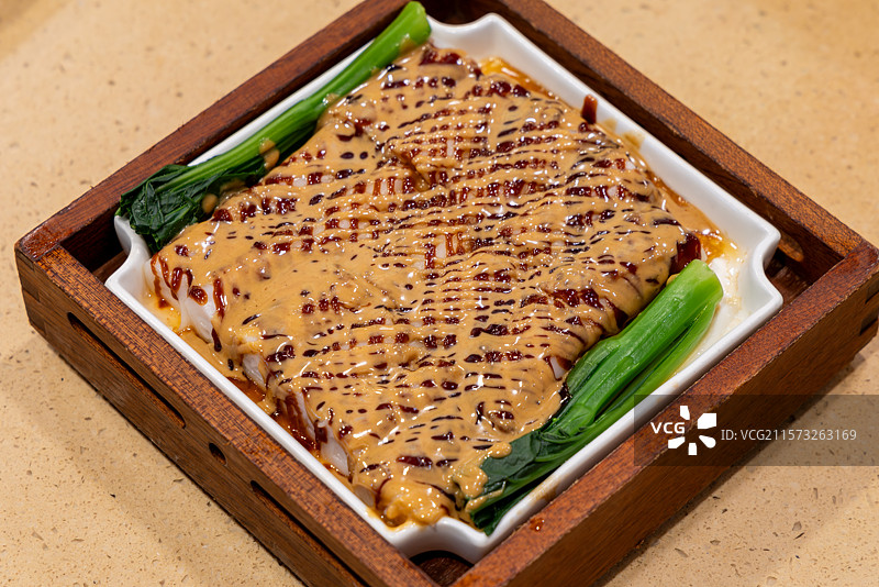 粤式早茶港式混酱蒸肠粉图片素材