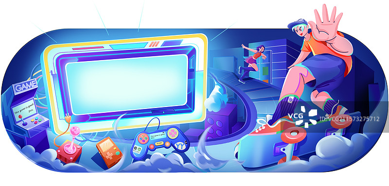 游戏娱乐活动宣传页banner图片素材