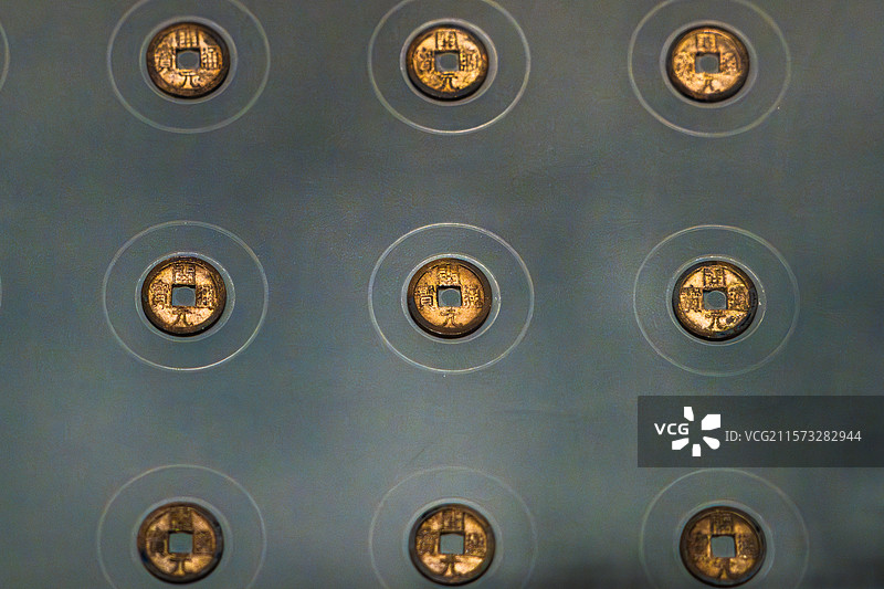 开元通宝 唐代 陕西历史博物馆图片素材