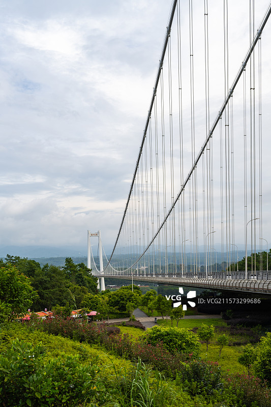 云南保山腾冲市龙江大桥/龙江特大桥图片素材