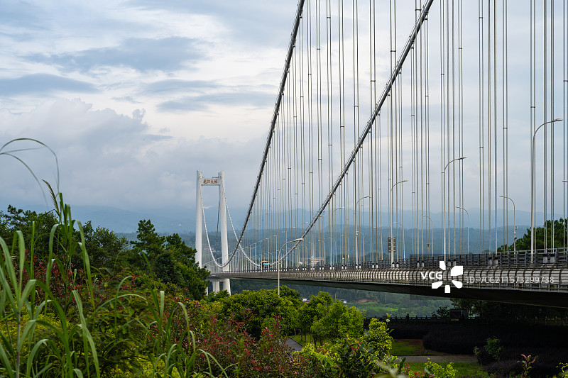 云南保山腾冲市龙江大桥/龙江特大桥图片素材