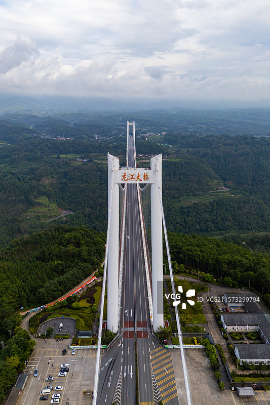 云南保山腾冲市龙江大桥/龙江特大桥图片素材