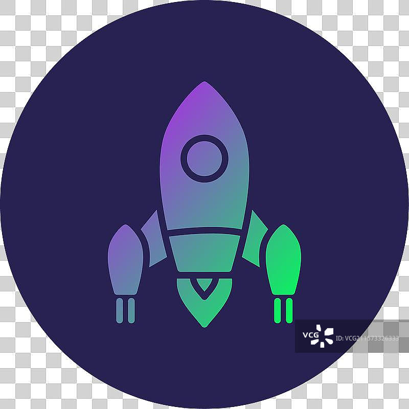 发射图形圆形渐变图标图片素材