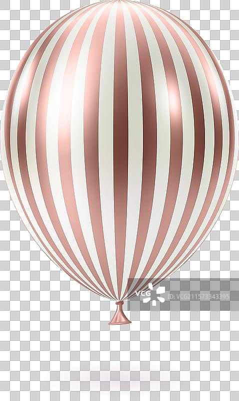 粉白色奢华逼真的气球图片素材