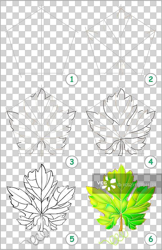页面展示了如何一步一步学习绘画。图片素材