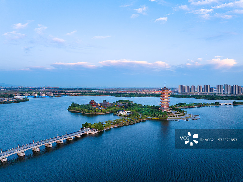 青岛少海风湿地景区图片素材