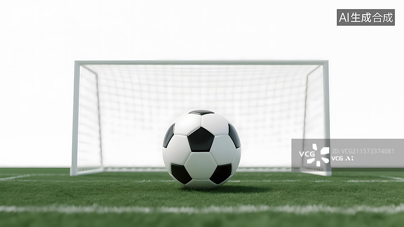 【AI数字艺术】3d足球场景图片素材