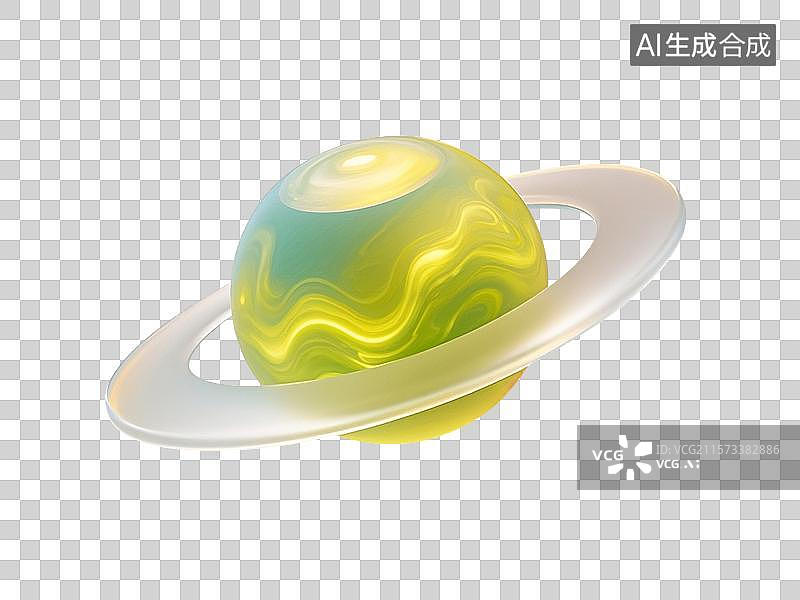 【AI数字艺术】3D渲染，透明磨砂玻璃质感，蓝色星球，行星，球体，宇宙天体科学，背景，壁纸图片素材