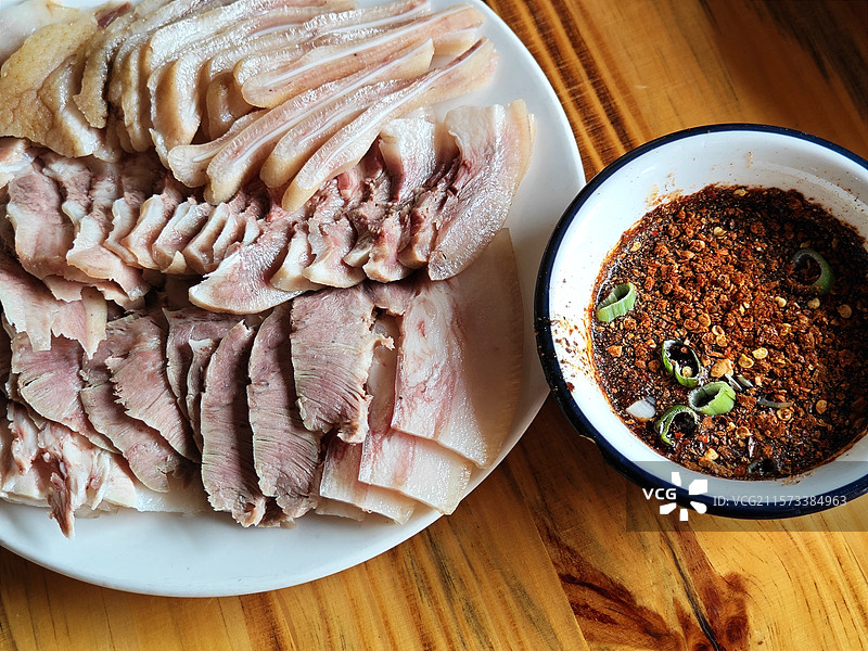 凉白肉 猪耳朵 猪头肉 拼盘图片素材