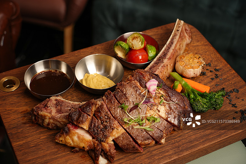 法式烤牛排图片素材