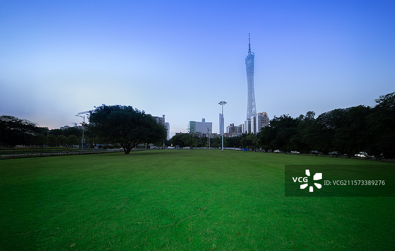 广州羊城CBD珠江新城广州塔图片素材