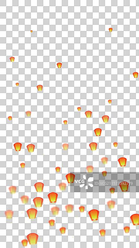 水灯节贺卡图片素材