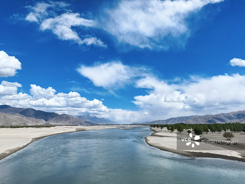 拉萨河图片素材