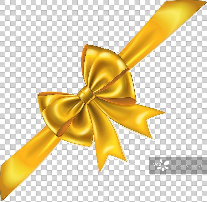 美丽的大型闪亮蝴蝶结与斜纹丝带图片素材