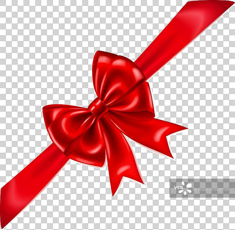 美丽的大型闪亮蝴蝶结，带有斜纹丝带图片素材