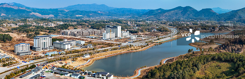 苍梧县 石桥镇 乌海线 龙盘村 城市 航拍图片素材