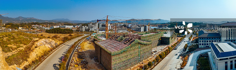 苍梧县 石桥镇 乌海线 龙盘村 城市 航拍图片素材