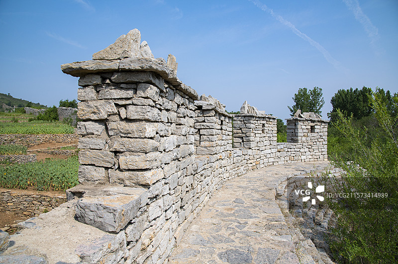 济南齐长城遗址锦阳关段图片素材