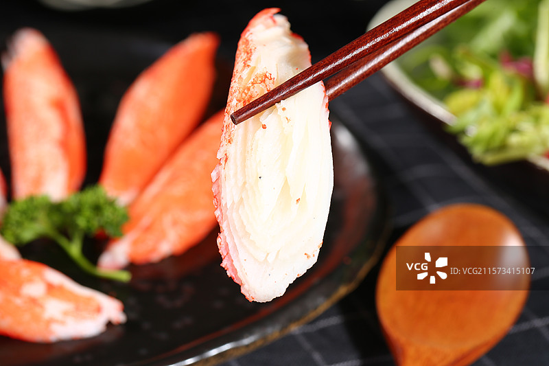 雪蟹腿大蟹棒图片素材