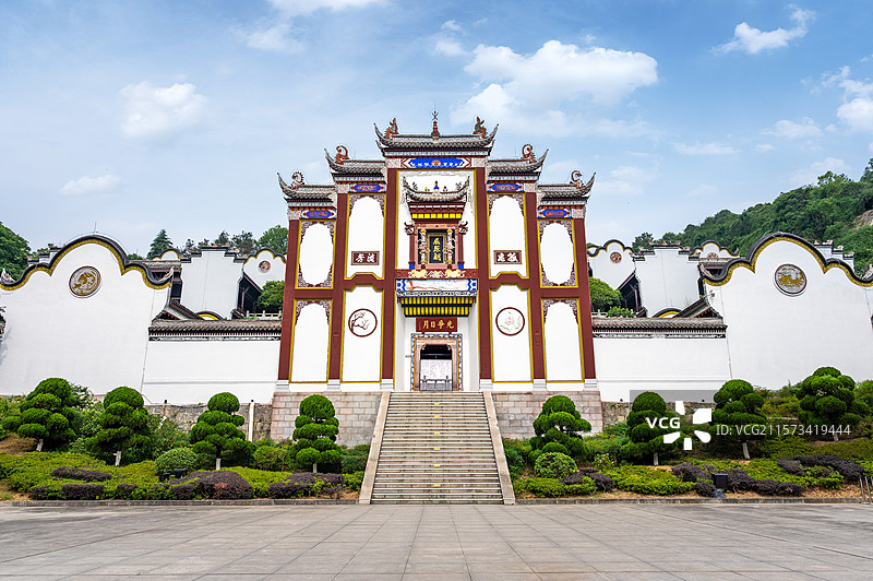 湖北省秭归县屈原祠图片素材
