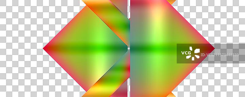 霓虹色彩的几何形状图片素材