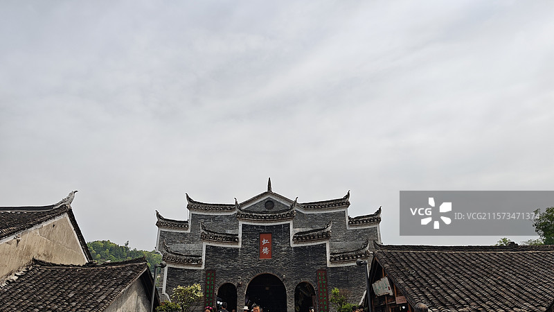 凤凰古城虹桥图片素材