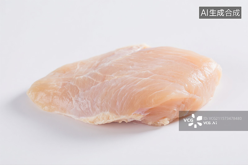 【AI数字艺术】鸡胸肉鸡胸脯肉特写图片素材