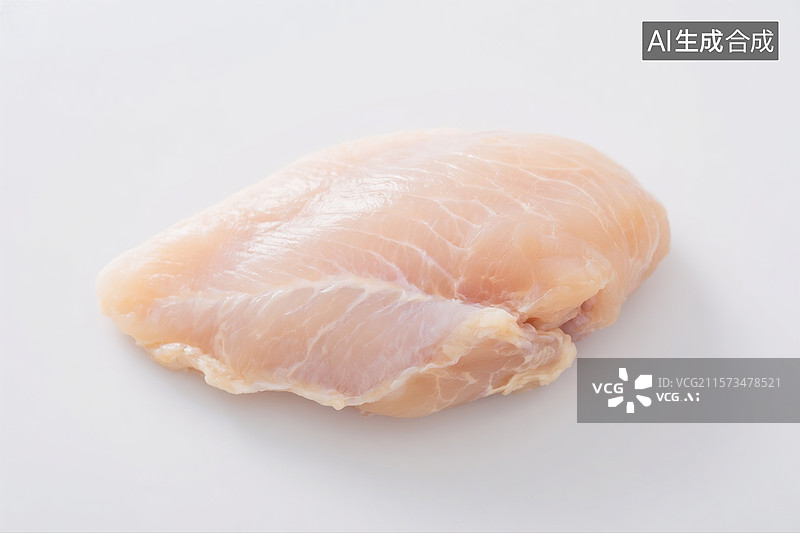 【AI数字艺术】鸡胸肉鸡胸脯肉特写图片素材
