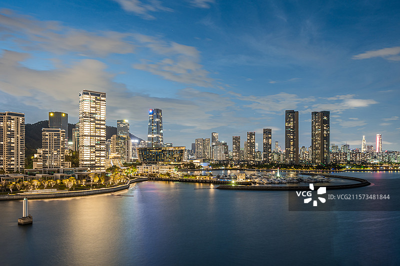 深圳南山区蛇口太子湾海岸线公园图片素材